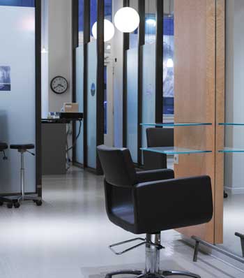 Interi&ouml;r hos Fris&ouml;rerna Svensson och Persson